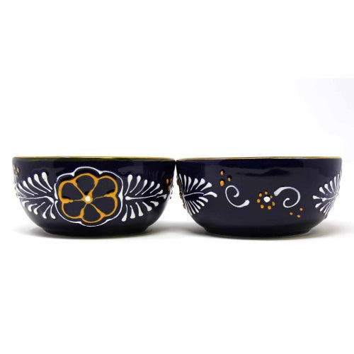 Half Moon Bowls - Blue, Set of Two - Encantada    Home Decor Supply | Online Retail | ShoreShopper.com