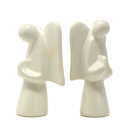 Soapstone Angel Sculpture, Natural Stone    Home Decor Supply | Online Retail | ShoreShopper.com