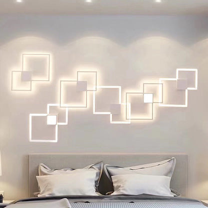 Simple geometric line LED shape wall light    Home Decor Supply | Online Retail | ShoreShopper.com