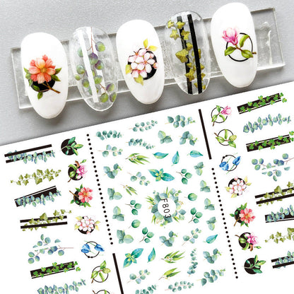New Flower Nail Art Decal Plain Hand Painted    Home Decor Supply | Online Retail | ShoreShopper.com