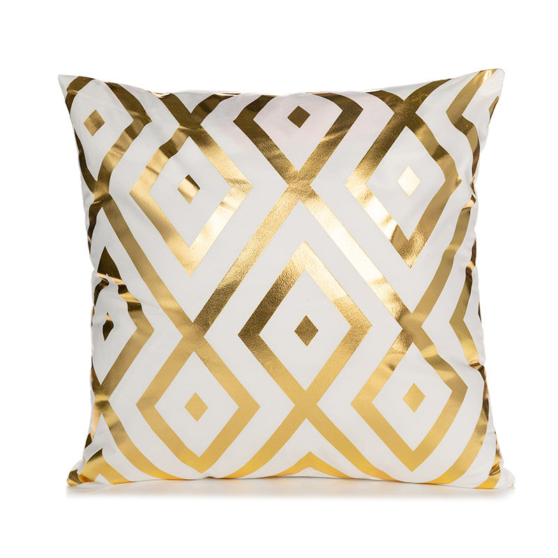 Sofa cushion cover bronzing waist pillowcase    Home Decor Supply | Online Retail | ShoreShopper.com
