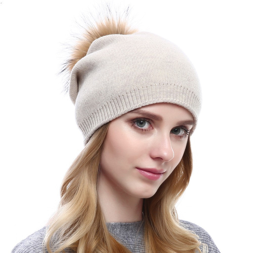 Fur Pompom Hats    Home Decor Supply | Online Retail | ShoreShopper.com