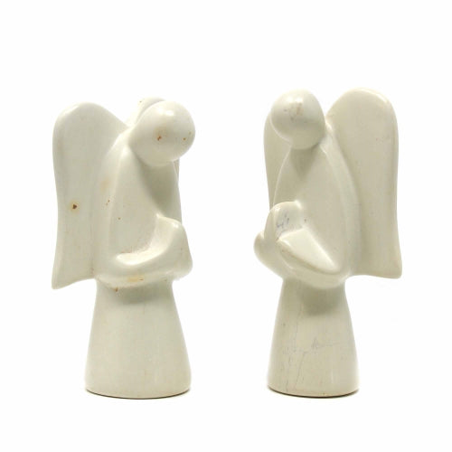 Soapstone Angel Sculpture, Natural Stone    Home Decor Supply | Online Retail | ShoreShopper.com