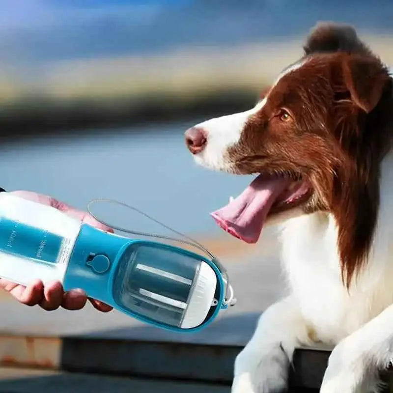 Dog Water Cup Drinking Food Garbage Bag Three-in-one Portable Small Multi-functional Pet Cups Pets Supplies - ShoreCo.Shop