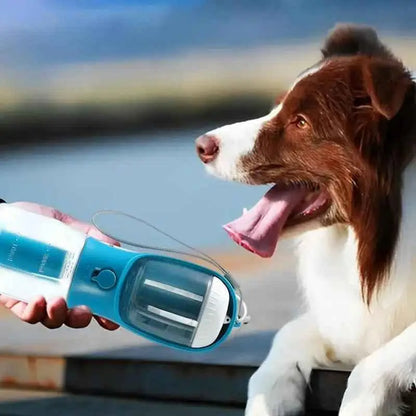 Dog Water Cup Drinking Food Garbage Bag Three-in-one Portable Small Multi-functional Pet Cups Pets Supplies - ShoreCo.Shop