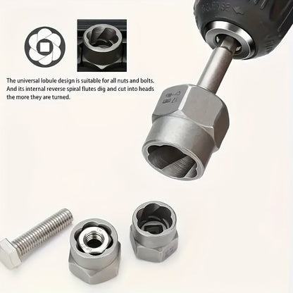 YCUPUP Nut Extractor Kit 14pcs Nut Removal Tool With 13 Bolts And Nut Removers, 1 Hex Socket Adapter For 1/4" To 3/8" Drives    Home Decor Supply | Online Retail | ShoreShopper.com