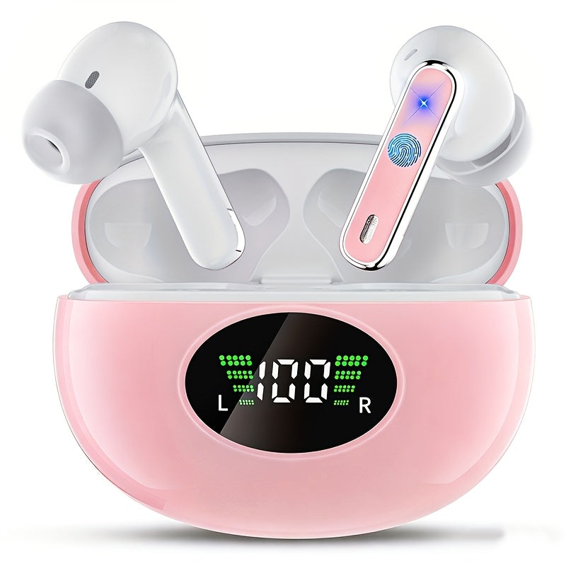 Bluetooth Earphones, Bluetooth Earbuds, In Ear Earphones, Wireless Earphones, with LED Power Display Charging Case, Bluetooth 5.4 Earphones, True Wireless Bluetooth Earphones, Playback Time Of 40 Hours, Wireless Noise Cancell    Home Decor Supply | Online Retail | ShoreShopper.com