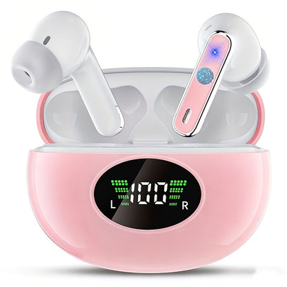 Bluetooth Earphones, Bluetooth Earbuds, In Ear Earphones, Wireless Earphones, with LED Power Display Charging Case, Bluetooth 5.4 Earphones, True Wireless Bluetooth Earphones, Playback Time Of 40 Hours, Wireless Noise Cancell    Home Decor Supply | Online Retail | ShoreShopper.com