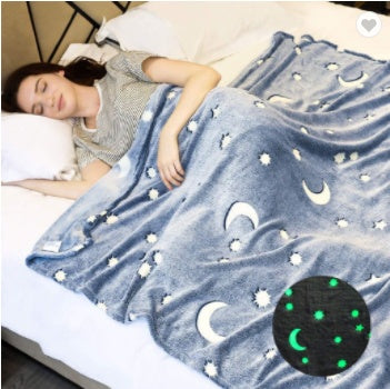Glowing Polyester Wool Blanket In The Dark    Home Decor Supply | Online Retail | ShoreShopper.com