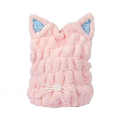 Cute Cat Ears Hair-Drying Towel Bath    Home Decor Supply | Online Retail | ShoreShopper.com