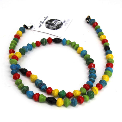 Face Mask/Eyeglass Paper Bead Chain, Colorful Round Beads    Home Decor Supply | Online Retail | ShoreShopper.com