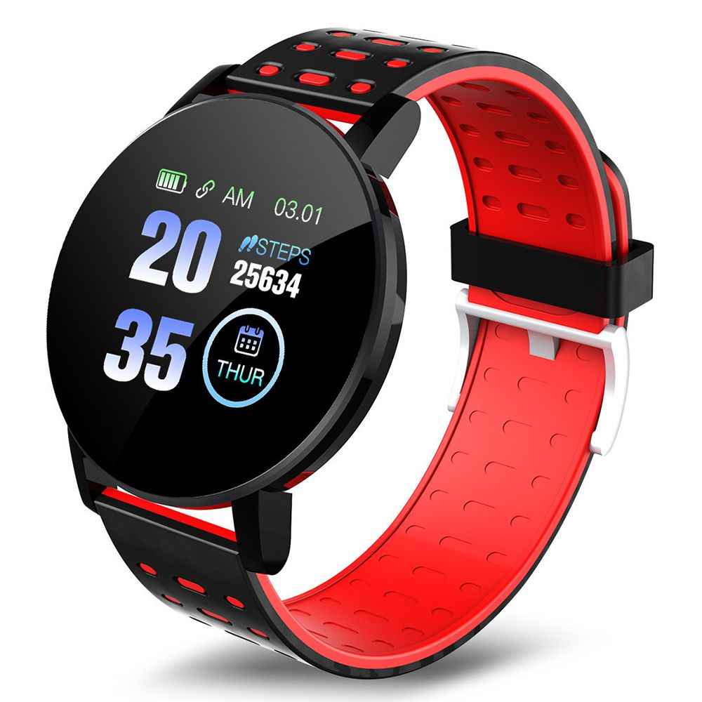 119 Plus Smart Watch - IP67 Waterproof Fitness Tracker with Heart Rate & Sleep Monitor