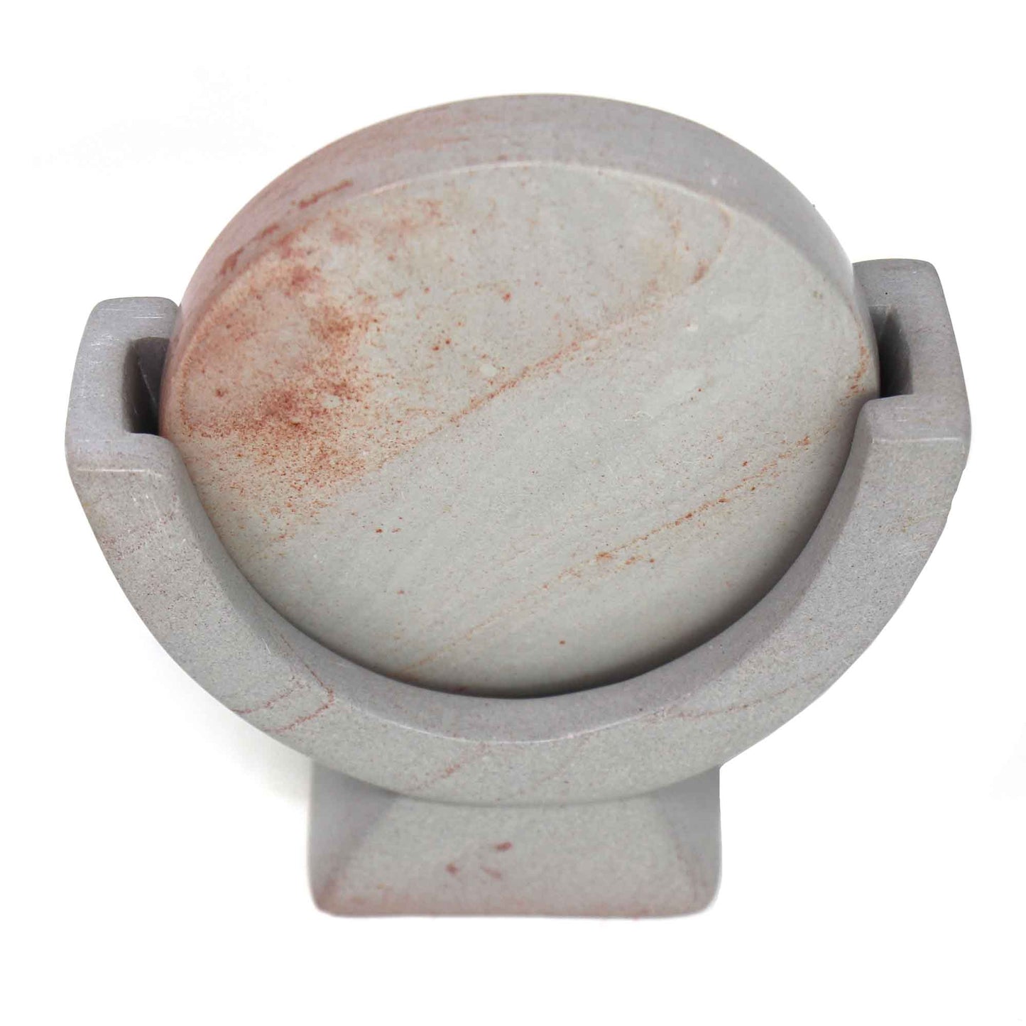 Compass Soapstone Sculpture, Light Gray Stone    Home Decor Supply | Online Retail | ShoreShopper.com