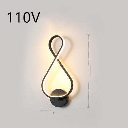 led wall lamp nordic minimalist bedroom bedside lamp    Home Decor Supply | Online Retail | ShoreShopper.com