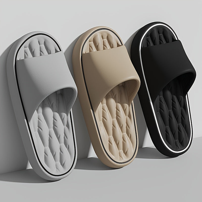 1pc Men'S for home Anti-Slip Slippers Thick Sole Silent Bathroom Shower Soft Elastic Cushioning Slippers Comfortable For Home/Wear Out Non-Stuffy.    Home Decor Supply | Online Retail | ShoreShopper.com