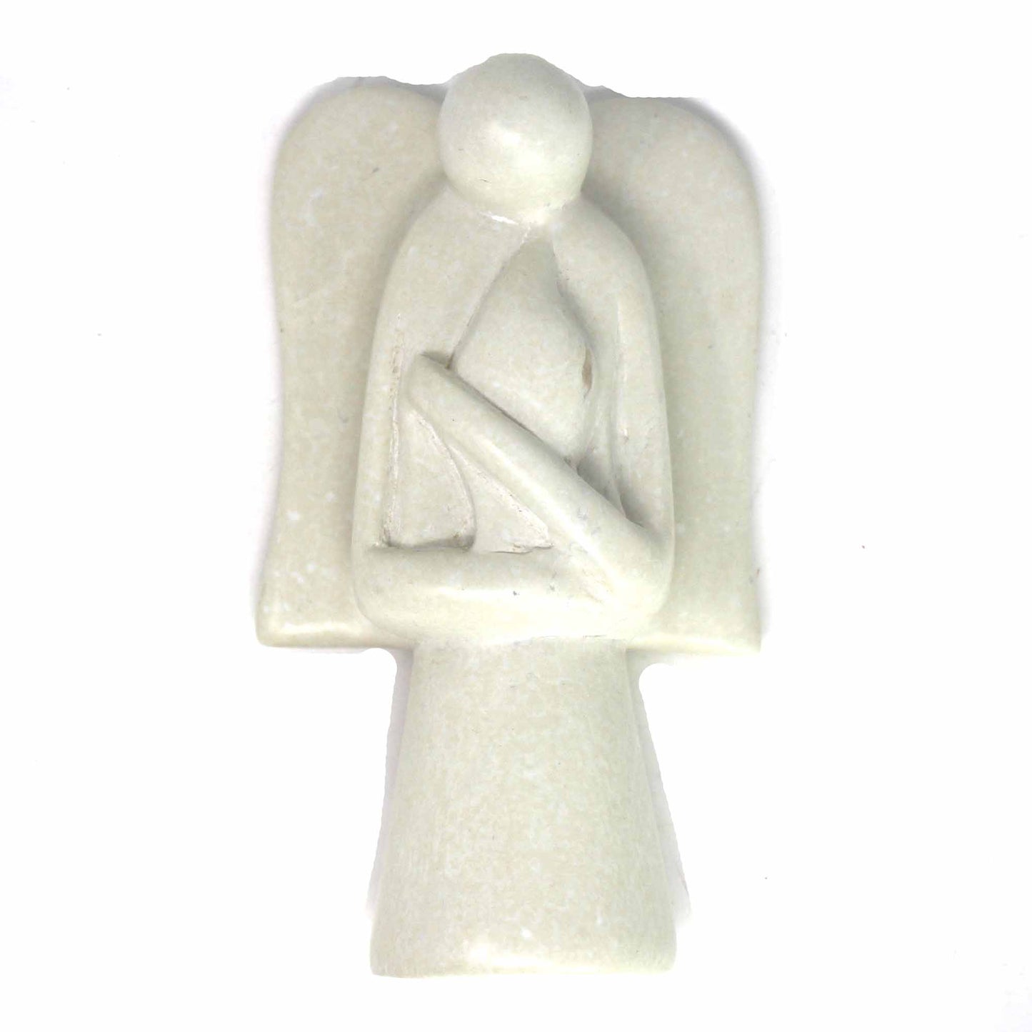 Angel Soapstone Sculpture with Eternal Light    Home Decor Supply | Online Retail | ShoreShopper.com