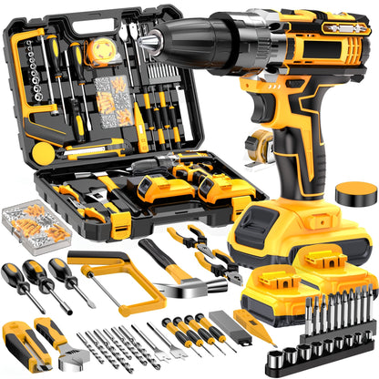 21V Multi-function Impact Drill Set Wireless Power w/ Battery And Quick Charger    Home Decor Supply | Online Retail | ShoreShopper.com