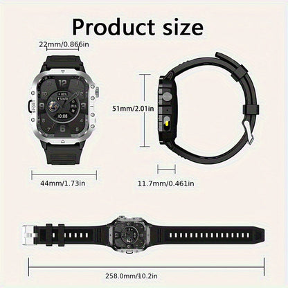 New Smart Watch with 2.01-inch Large Screen, LED Flashlight, Outdoor Sports Watch, Fitness Tracker Compatible with Android and iPhone, Halloween, Suitable for Men or Women, Versatile for Various Scenarios, Perfect Holiday Gif    Home Decor Supply | Online Retail | ShoreShopper.com