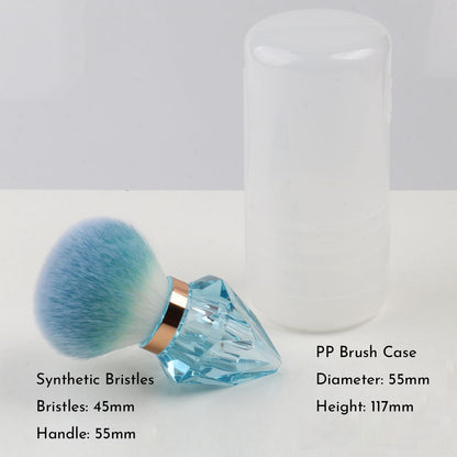 Large Portable Diamond Nail & Makeup Dust Brush For Powder, Nail Art, Cosmetics    Home Decor Supply | Online Retail | ShoreShopper.com
