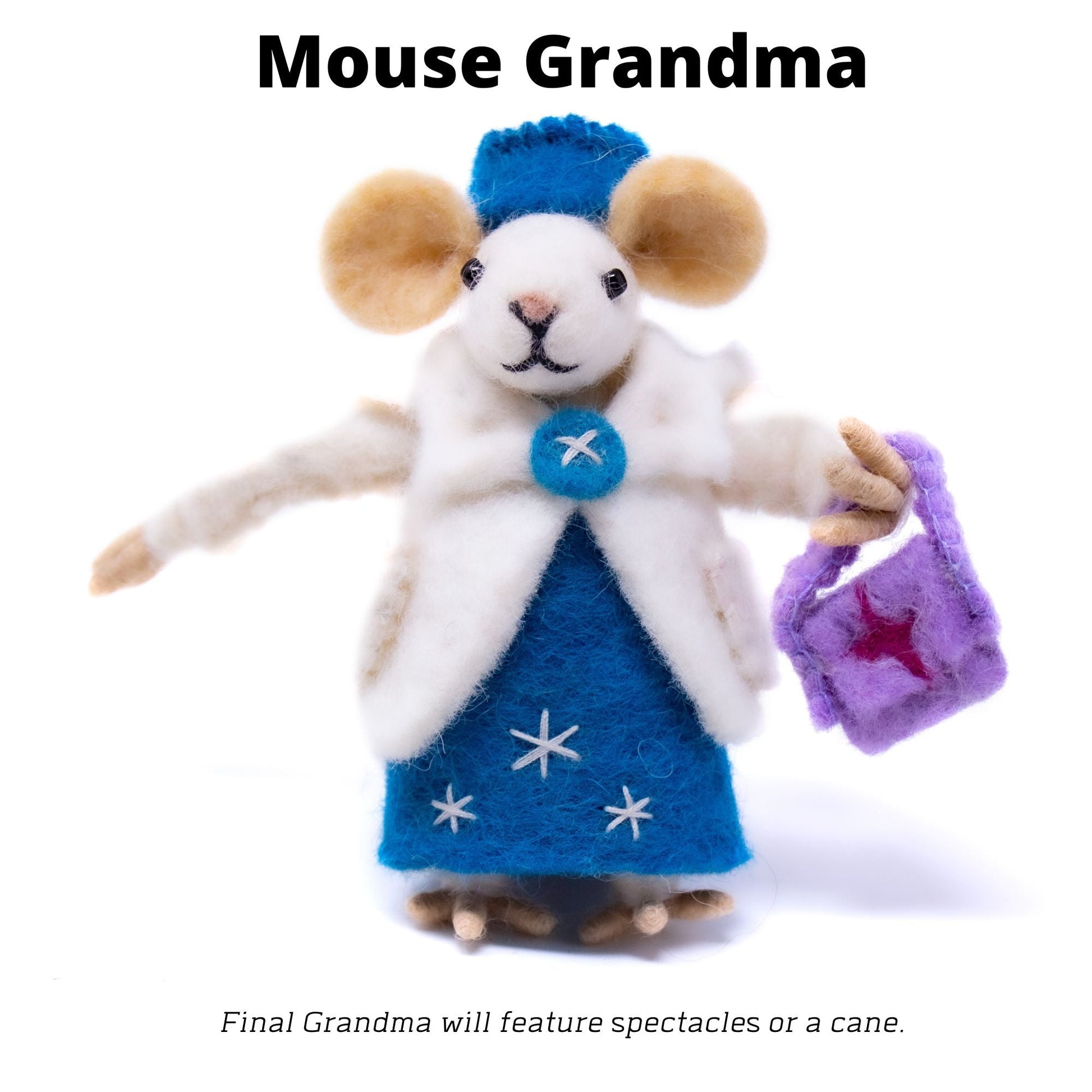 Family of Mice Handmade Fel Collectibles, Set of Five    Home Decor Supply | Online Retail | ShoreShopper.com