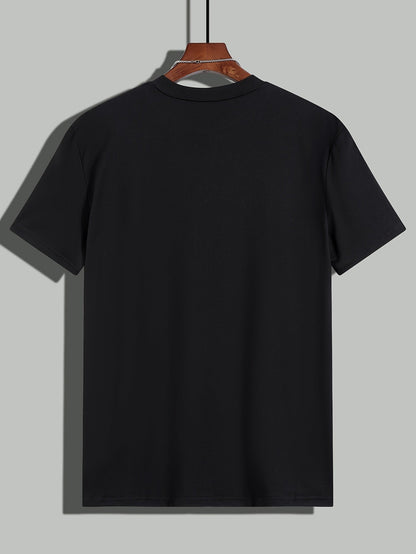 Men's Paris Eiffel Tower Graphic Tee - Casual Crew Neck, Short Sleeve T-Shirt with Stretch Fabric, Machine Washable - Summer Essential    Home Decor Supply | Online Retail | ShoreShopper.com