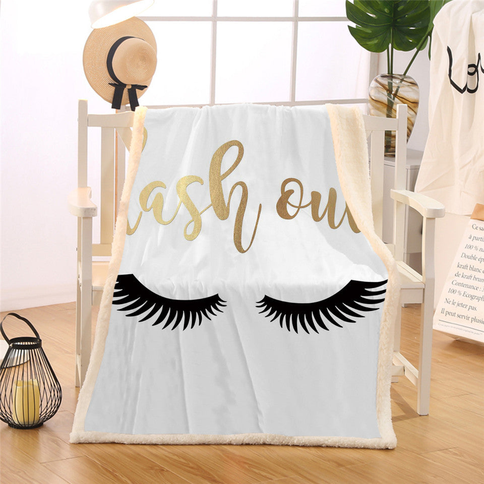 Thickened Double-layer Eye  Digital Printed Airable Cover Square Blanket    Home Decor Supply | Online Retail | ShoreShopper.com