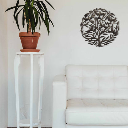 Steel Drum Art - 24 inch Tree of Life - Croix des Bouquets    Home Decor Supply | Online Retail | ShoreShopper.com