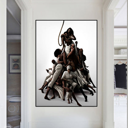 Abstract Art Doodle Canvas Painting Art Poster    Home Decor Supply | Online Retail | ShoreShopper.com