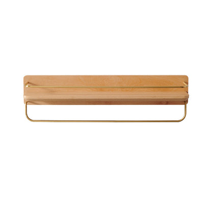 Bathroom Shelf Wall Hanging Free Punching Solid Wood    Home Decor Supply | Online Retail | ShoreShopper.com