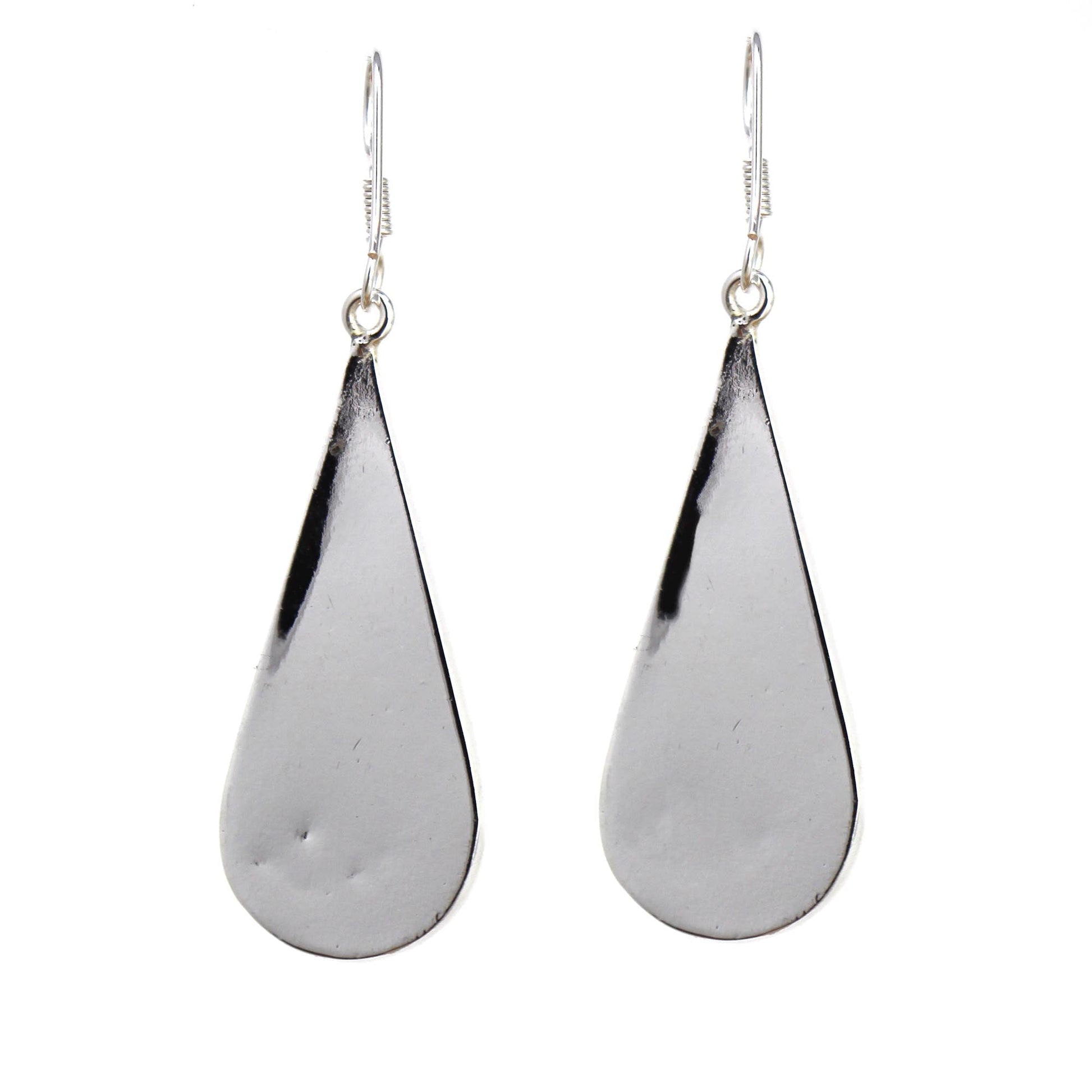 Abalone & Turquoise Striped Teardrop Earrings    Home Decor Supply | Online Retail | ShoreShopper.com