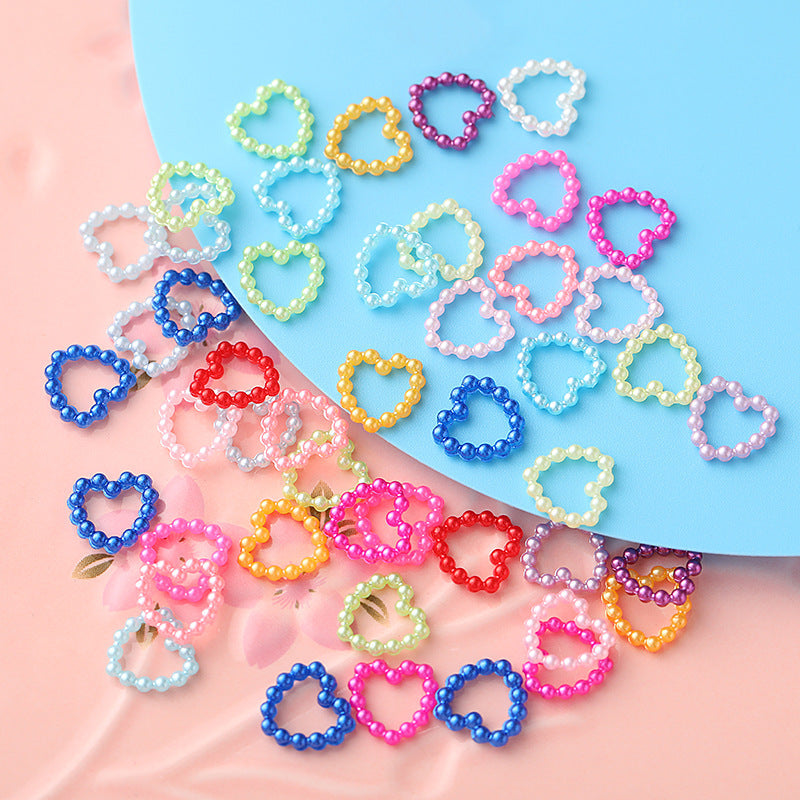 Lady's Plastic Nail Art  Beads    Home Decor Supply | Online Retail | ShoreShopper.com