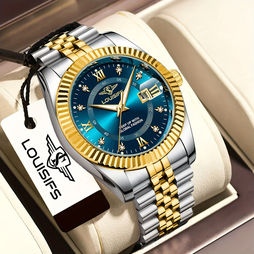 Men's High-end Watch Trend Fashion Business Calendar Luminous Quartz Watch    Home Decor Supply | Online Retail | ShoreShopper.com