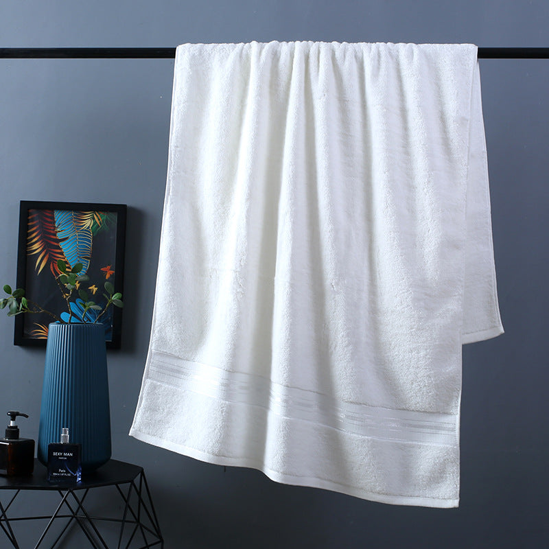 Pure Color Thick Cotton Bath Towel Set Towel Set Increased Pure Cotton Beach Towel Beauty Salon Bath Towel    Home Decor Supply | Online Retail | ShoreShopper.com