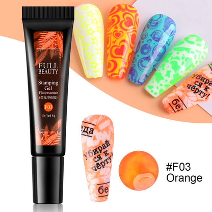 Nail Art Fluorescent Printing Glue, Nail Template Transfer Glue Hose Set    Home Decor Supply | Online Retail | ShoreShopper.com