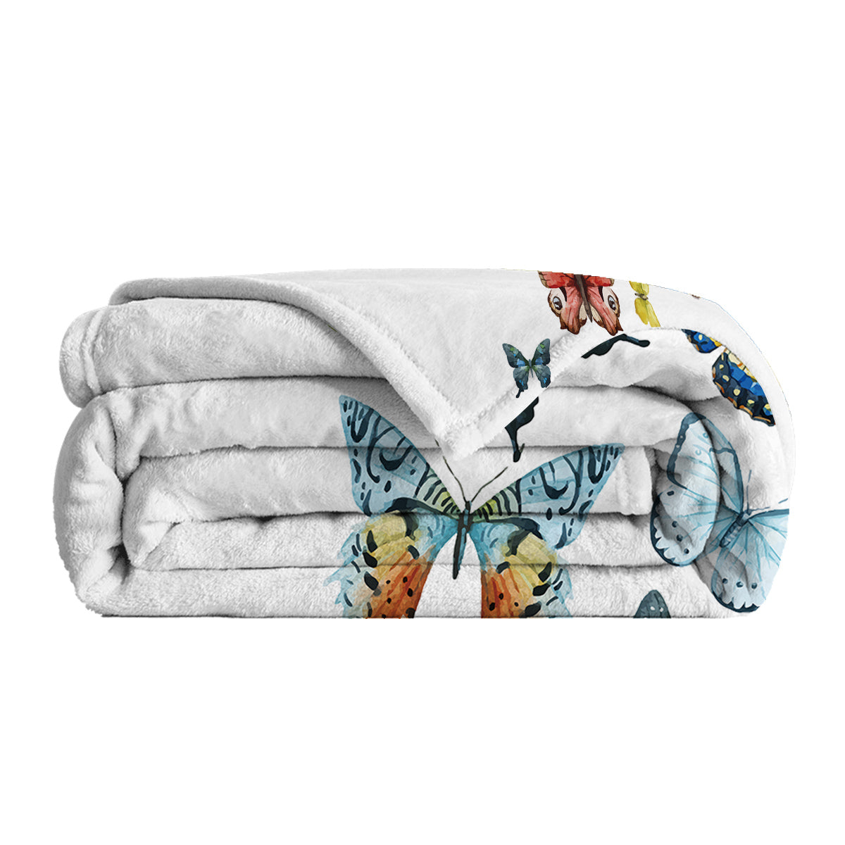 1pc Fresh Butterfly Pattern, Soft Printed Flannel Sofa Blanket, Comfortable And Warm For Home Use, Suitable For Bed, Sofa, Camping And Multi Scene Seasonal Use    Home Decor Supply | Online Retail | ShoreShopper.com