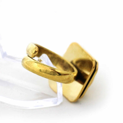 Floral Abstract Adjustable Brass Ring    Home Decor Supply | Online Retail | ShoreShopper.com