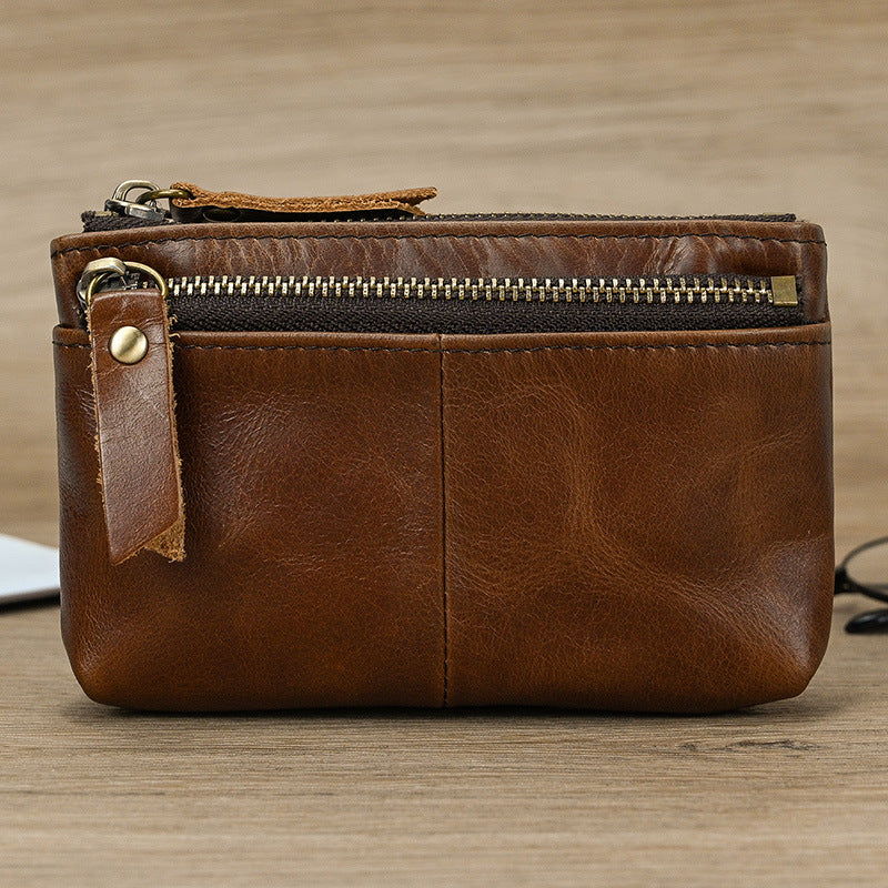 Crazy Horse Leather Coin Purse Men    Home Decor Supply | Online Retail | ShoreShopper.com