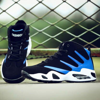 Professional Basketball Shoes for Men, Comfortable High-top Breathable Non-slip Shock Absorbing Lace-up Cushion Sneakers for Training, Running And Stepping    Home Decor Supply | Online Retail | ShoreShopper.com
