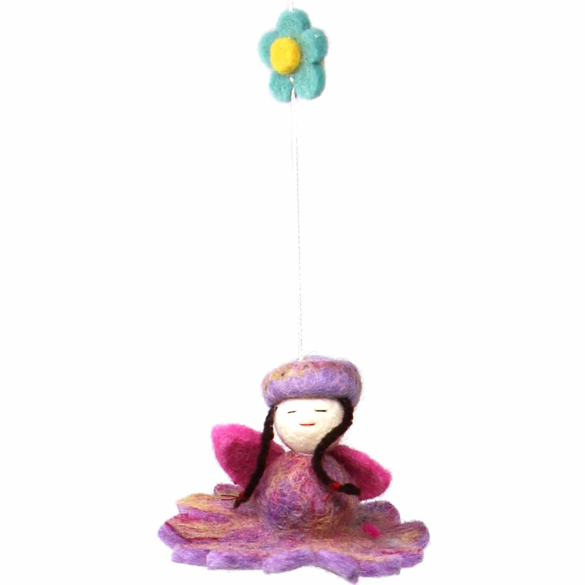 Felt Flower Fairy Mobile - Global Groove    Home Decor Supply | Online Retail | ShoreShopper.com