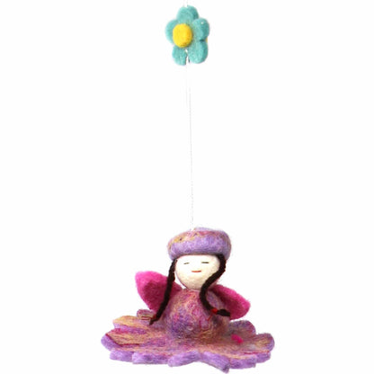 Felt Flower Fairy Mobile - Global Groove    Home Decor Supply | Online Retail | ShoreShopper.com