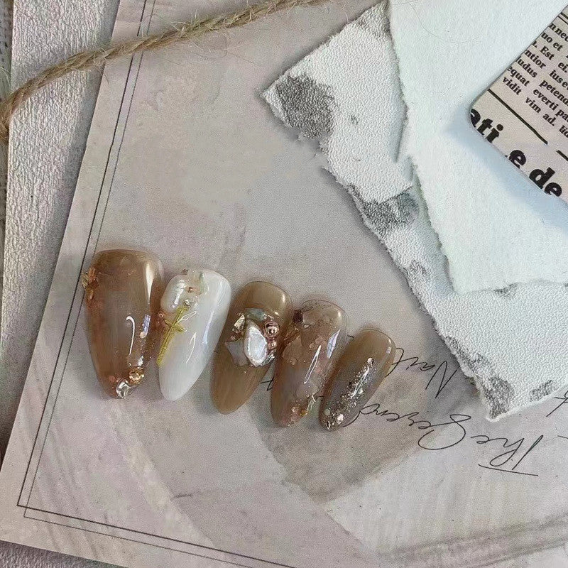 Women's Fashion Amber Blooming Gradient Nail Art    Home Decor Supply | Online Retail | ShoreShopper.com