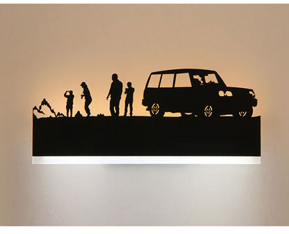 Nordic LED Acrylic Background Wall Light    Home Decor Supply | Online Retail | ShoreShopper.com