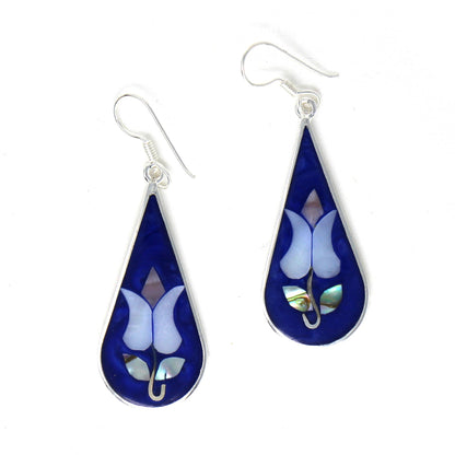 Tulip Abalone Teardrop Earrings    Home Decor Supply | Online Retail | ShoreShopper.com