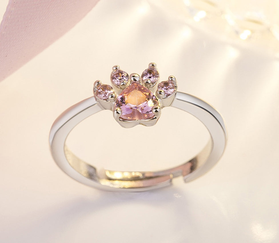 New Cat Bear Dog Paw Ring for Women Jewelry Sets - ShoreCo.Shop