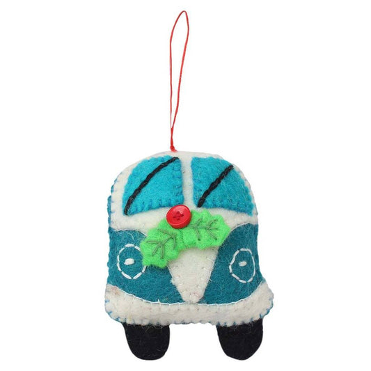 Turquoise Van Felt Ornament - Global Groove (H)    Home Decor Supply | Online Retail | ShoreShopper.com