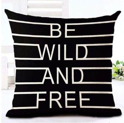 Letter black and white home pillowcase    Home Decor Supply | Online Retail | ShoreShopper.com