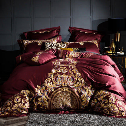 Four-piece embroidery bed    Home Decor Supply | Online Retail | ShoreShopper.com