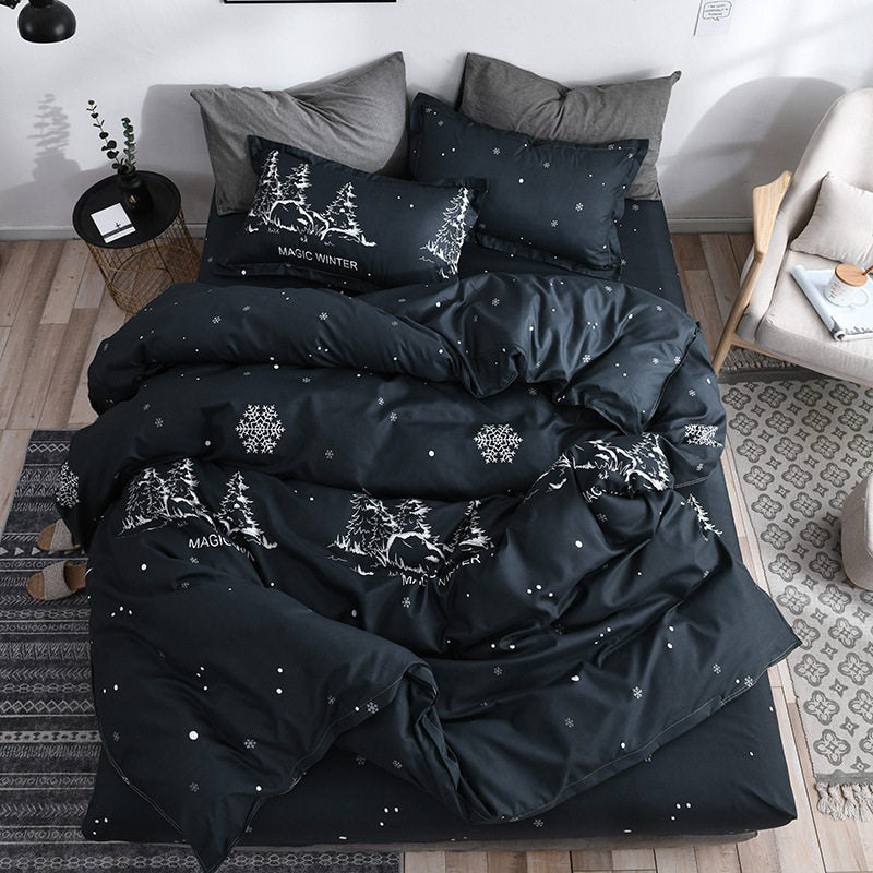 Bed sheets set quilt duvet cover bedding 4 sets    Home Decor Supply | Online Retail | ShoreShopper.com