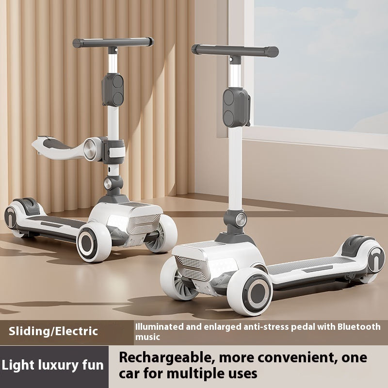 Rechargeable And Foldable Children's Scooter    Home Decor Supply | Online Retail | ShoreShopper.com