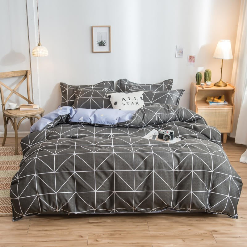Cover Set Bed Cotton Quilt Bedsheet Bedding Duvet Fitted    Home Decor Supply | Online Retail | ShoreShopper.com